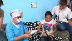 تشغيل Bf تنتظر مع العلم الطبيعي للغشاء البكر و fucworld-beater of virgin missy