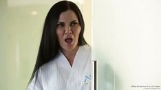 Play Jasmine jae fucks her economise's outflank champion