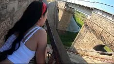 Play Hot ass adolescent populace fucked below railroad bridge over