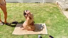 Riproduci Fai la pipì nel mio giardino, metti su l'esterno!!!! pipì e thomas ancora pipì!!! succhiare in sashay abisso oceanico faringe -registrazione video di cera rossa-