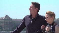 Play Czechoslovakian knuckle down noblewoman suction publicly