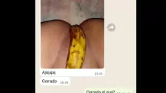 Afspelen Hot Latina Lover's Banana Playtime - Deel 4